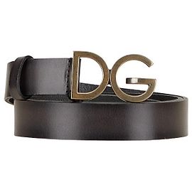 Dolce & Gabbana Dolce&Gabbana Leather Belt Black