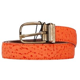 Dolce & Gabbana Cinto de couro Dolce&Gabbana Laranja