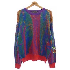 Top de punto Louis Vuitton Roja Azul Verde Púrpura