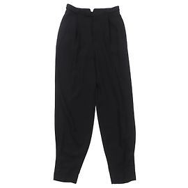 Givenchy Tucked georgette Wool Pants Black