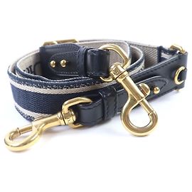 Sangle en toile avec logo brodé Christian Dior Bleu