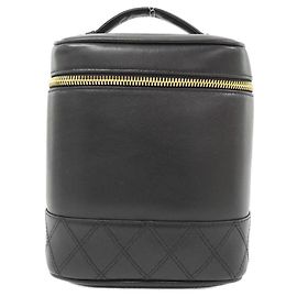 Chanel Lambskin Shoulder Bag Black