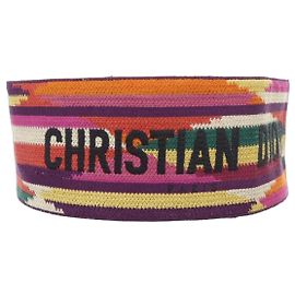 Cinturón Christian Dior Rosa Beige Púrpura Amarillo