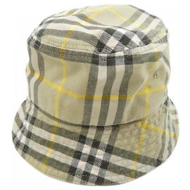 Burberry Hut Grün Gelb