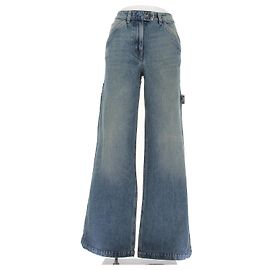Jeans Courreges in cotone blu Blu