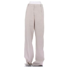 Autre Marque Pantalones BOTTER beige de algodón 48 Beige