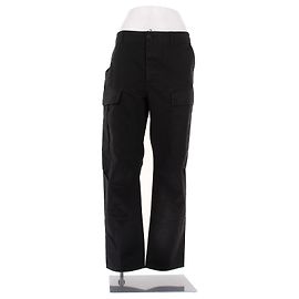 Balenciaga Cargo Hose schwarz Baumwolle Schwarz