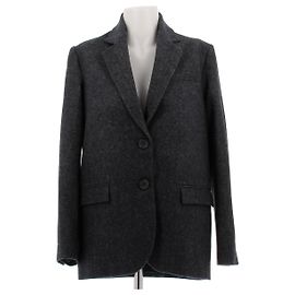 Laurence Bras Grey Wool Blazer Grey