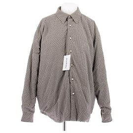 Acne Giacca a quadri in cotone Marrone