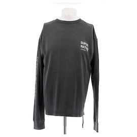 Autre Marque Camiseta gris de mangas largas Gris