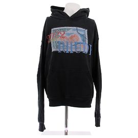 Autre Marque Sudadera negra con inscripciones Negro