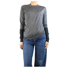Stella Mc Cartney Grau Wollmischpullover - Größe UK 8 Grau