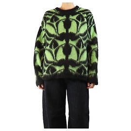 Autre Marque Suéter de mohair verde Camden - tamanho L Verde