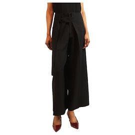 Gabriela Hearst Schwarze maßgeschneiderte Wollhose - Größe UK 8 Schwarz
