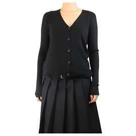 Prada Kaschmir-Cardigan mit Knöpfen Schwarz