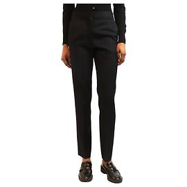 Jil Sander Navy tailored wool trousers - size UK 6 Navy blue