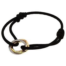 Pulsera de Charms con Diamante Cartier Trinity Rosa Blanco Amarillo
