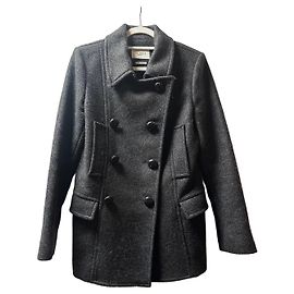 Isabel Marant Etoile Isabel Marant Étoile Wool Blend Coat Grey