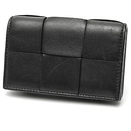 Tarjetero Cassette Bottega Veneta Negro