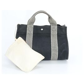 Borsa Hermès Cannes PM con pochette Nero Bianco