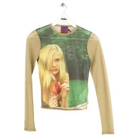 Top de algodón Marc Jacobs caqui XS Caqui