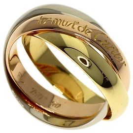 Cartier Trinity #50 Ring Pink White Yellow
