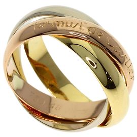 Anello in oro 18K Cartier Trinity Rosa Bianco Giallo