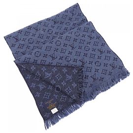 Louis Vuitton Monogram Klassische Schal Marineblau