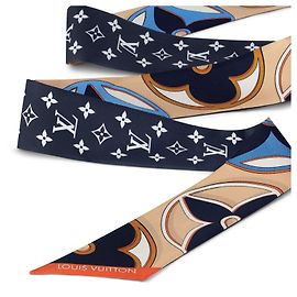 Foulard in seta Louis Vuitton LV Duality BB Bandeau Multicolore Multicolore