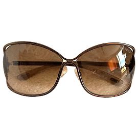Gafas de sol Tom Ford Eugenia TF 156 Marrón Metal Castaño
