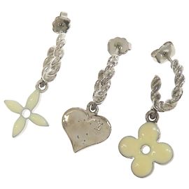 Orecchini Sweet Monogram Louis Vuitton Argento