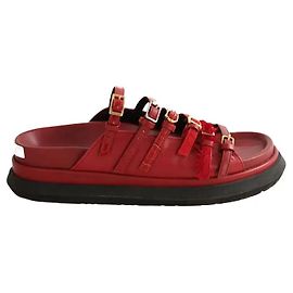 Sacai Red sandals Red