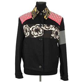 Prada Schwarze Jacke Schwarz