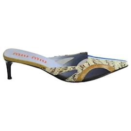 Miu Miu Blue mules Blue