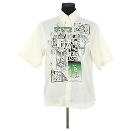 Camisa Prada de algodón verde S Verde