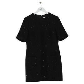 Claudie Pierlot Schwarzes Kleid Schwarz