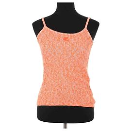 Courreges Top sans manche orange Orange