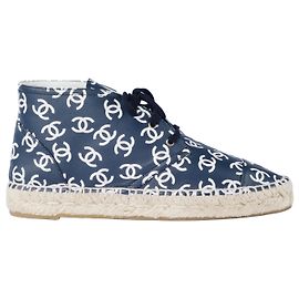 Chanel High Top CC Logo Espadrilles Other