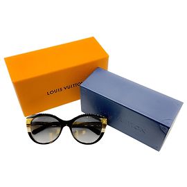 Occhiali da sole Cat Eye Petit Soupçon neri Louis Vuitton Nero