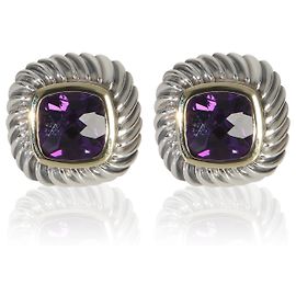 Orecchini Albion in ametista in oro giallo e argento sterling di David Yurman Altro