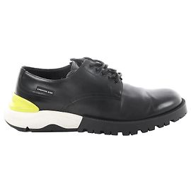 Baskets en cuir à semelle hybride Dior Derby en noir, taille 42,5 EU Noir