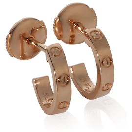 Pendientes Love en oro rosa modelo pequeño de Cartier Otro