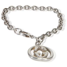 Pulseira de charme GG Marmont em prata esterlina da Gucci Outro