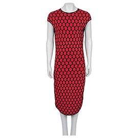 Vestido ajustado com estampa geométrica Alexander McQueen S Usado Outro