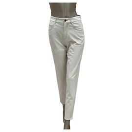 Calça de algodão ecru Brunello Cucinelli Tamanho 38 Outro