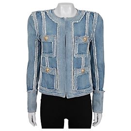 Balmain Raw-Edge Denim Jacket - Size FR38 / M pre-owned Other