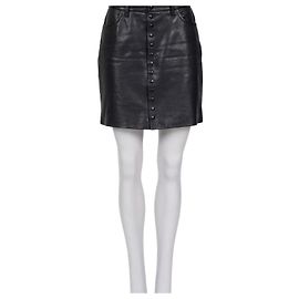 Schwarze Lederrock von Saint Laurent NWOT Größe 38/M Gebraucht Andere
