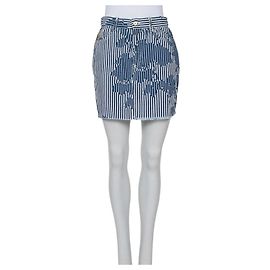 Saia de algodão listrada Vivienne Westwood - Tamanho S / W26 Usada Outro