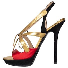 John Galliano Suede & Leather Heels - Size 40 Pre-owned Other