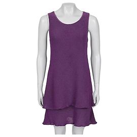 Vintage Chanel Lila A-Linienkleid - Größe M Gebraucht Andere